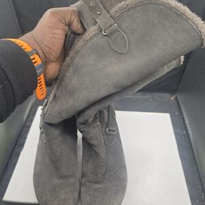 BareTraps Gray Over the Knee‎ Boots
